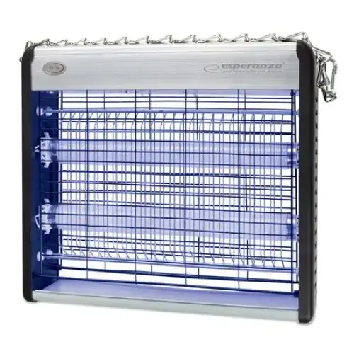 Lampa UV anti - insecte, 12W, Esperanza Exterminator, tensiune interioara 1600 V, acoperire 50 mp