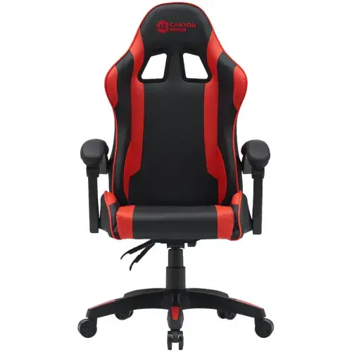 Scaun gaming CANYON Core SGCH2, reglabil, Negru/Rosu