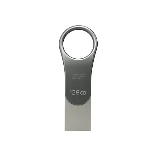 Stick USB Silicon Power Mobile C80, 128GB, USB 3.0 Type-C (Argintiu)