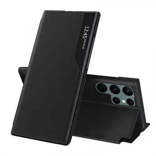 Husa pentru Samsung Galaxy S22 Ultra 5G S908, Techsuit, eFold, Neagra