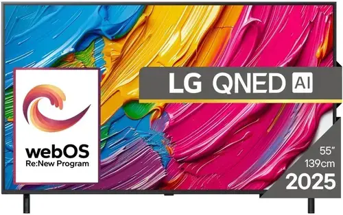 Televizor QNED LG 139 cm (55inch) 55QNED80A3A, Ultra HD 4K, Smart TV, WiFi, CI+