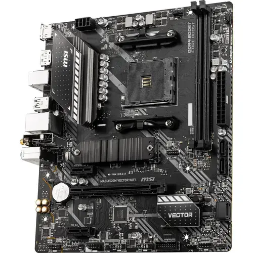 Placa de baza MSI MAG A520M VECTOR WIFI, AMD A520, AM4, mATX