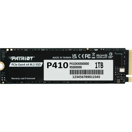 SSD Patriot Viper P410, PCIe 4 x4, NVMe M.2, 1TB