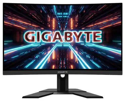 Monitor Gaming VA LED GIGABYTE 27inch G27FC A, Full HD (1920 x 1080), HDMI, DisplayPort, Ecran curbat, Boxe, 170 Hz, 1 ms (Negru)