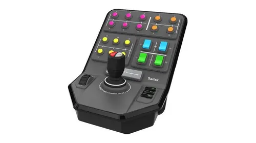 Panou control Logitech Saitek 945-000014, Pentru vehicule, Farming Simulator, USB (Negru)