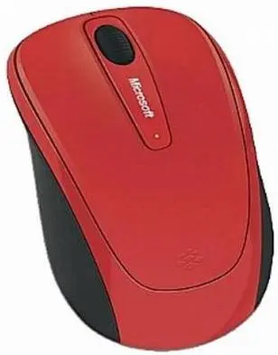 Mouse Microsoft Wireless BlueTrack Mobile 3500 (Rosu)