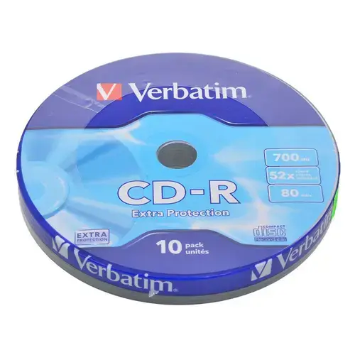 CD-R Verbatim 52X (Pachet 10 bucati)
