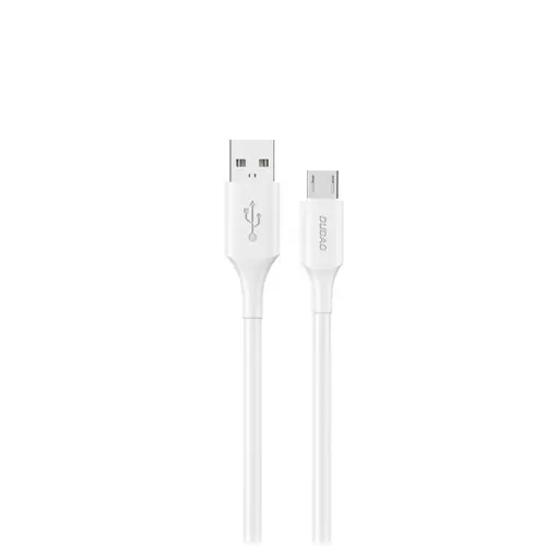 Cablu de date/incarcare Dudao L2SM, 18W, 1.2m, USB-A - microUSB (Alb)