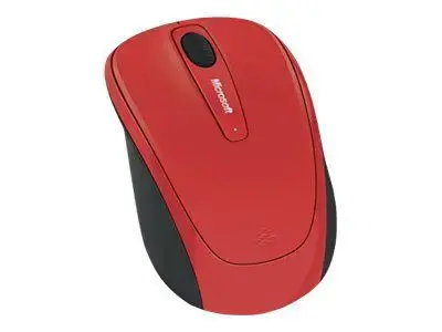Mouse Wireless Microsoft Mobile 3500, USB (Rosu)