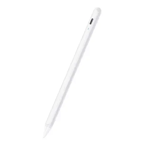 Stylus pen ESR Digital Plus Magnetic compatibil cu tablete Apple, LED, Cablu USB-C inclus, Alb