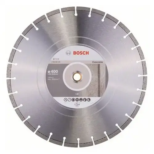 Disc diamantat profesional pentru beton Bosch , Standard for Concrete, 400 - 20/25.4 mm