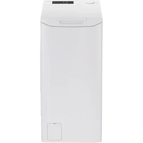 Masina de spalat rufe cu incarcare verticala Candy TCA083D2-S, 8 kg, 1000 RPM, Clasa D, Display 3D, Wifi, Mix Power Systems, Gentle touch opening (Alb)