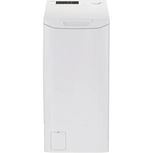 Masina de spalat rufe cu incarcare verticala Candy TCA083D2-S, 8 kg, 1000 RPM, Clasa D, Display 3D, Wifi, Mix Power Systems, Gentle touch opening (Alb)