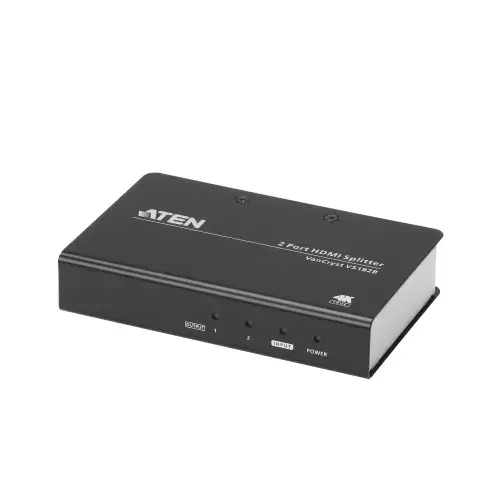 Splitter KVM ATEN VS182B, 2x HDMI (Negru)