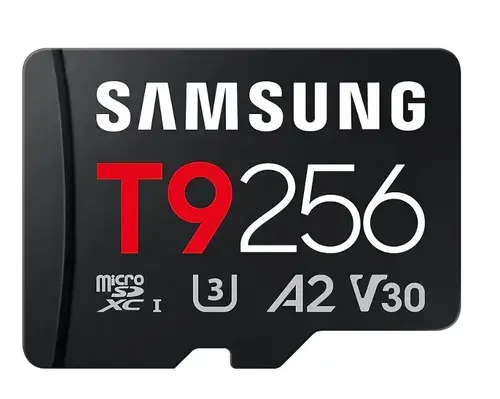 Card de memorie SAMSUNG T9 MB-MH256T/WW, 256GB, microSDXC, UHS-I U3, A2, V30