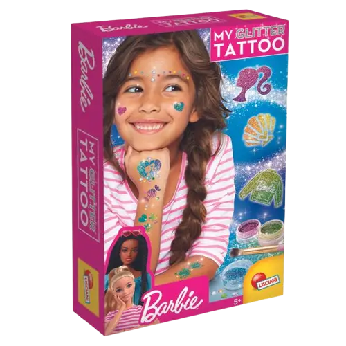 Setul meu de tatuaje cu sclipici - Barbie