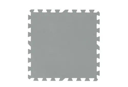Set placi pardoseala pentru piscina BESTWAY 58639, 9 Placi, Polietilena, 50x50 cm (Gri)