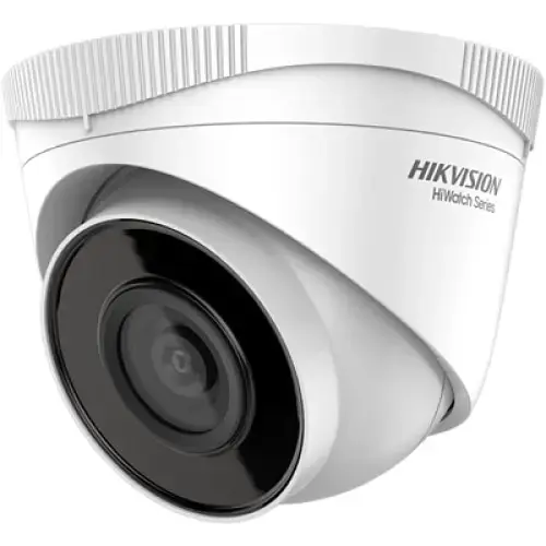 Camera de supraveghere exterior IP Turret Hikvision HiWatch HWI-T240HA(2.8MM), 4 MP, 2.8mm, IR 30m (Alb)