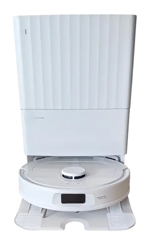 Aspirator robot Roborock Qrevo 798, Wi-Fi, Navigatie laser, 10000Pa, Rezervor statie apa murdara/curata 3l si 4l Autonomie 180 minute, Amazon Alexa, Google Assistant (Alb)