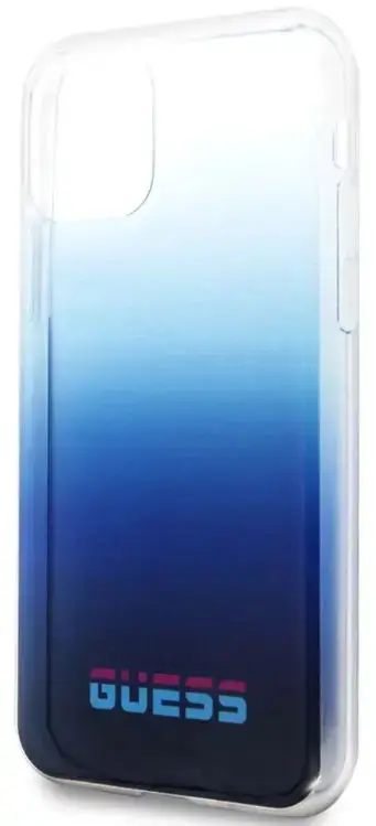 Protectie Spate Guess Colectia California GUHCN65DGCNA pentru iPhone 11 Pro Max (Transparent/Albastru)