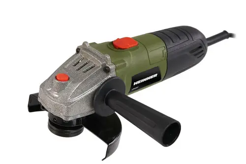 Polizor unghiular Heinner UPU012, 550 W, 12000 RPM, 115 mm diametru disc (Negru/Verde)