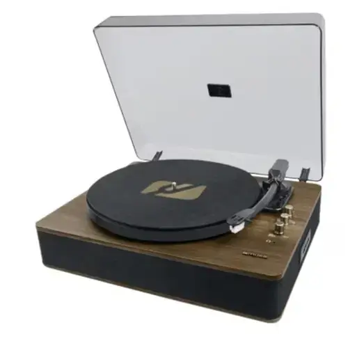 Pick-up Muse Stereo Bluetooth MT-106 BT, Putere de iesire 2x5W, Port USB, 3 viteze (Maro)