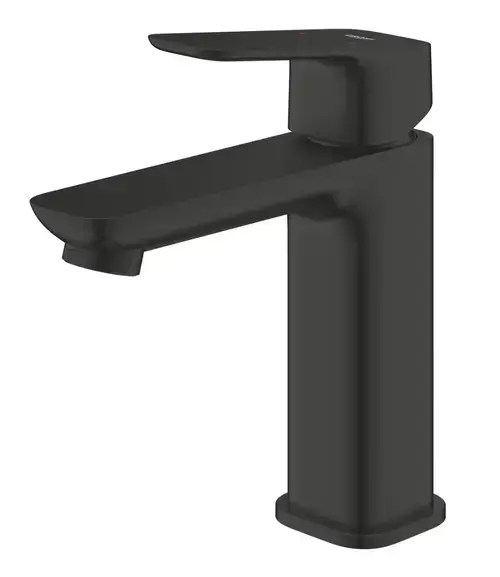 Baterie lavoar Grohe Cubeo 1017552430, M, monocomanda, mat, Negru
