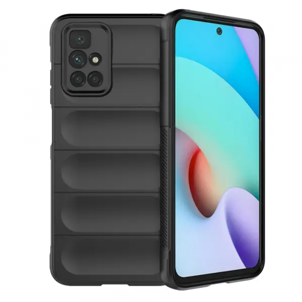 Husa pentru Xiaomi Redmi 10 2022 / 10 (2021), Techsuit, Magic Shield, Neagra