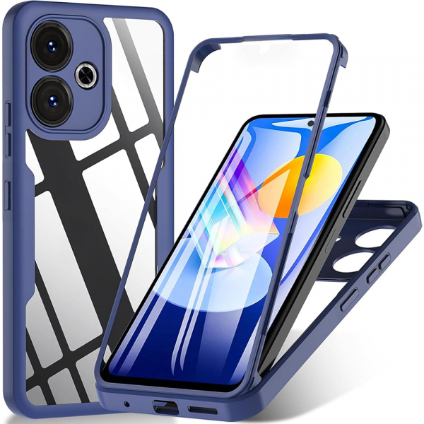 Husa pentru Xiaomi Poco M6 4G / Redmi 13, Techsuit, ColorVerse 360, Albastra