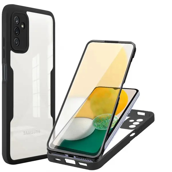 Husa pentru Samsung Galaxy A04s A047 / A13 5G A136, Techsuit, ColorVerse 360, Neagra