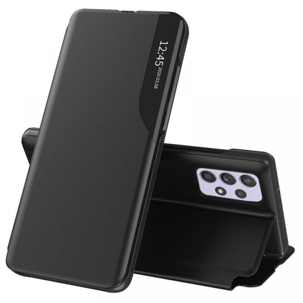 Husa pentru Samsung Galaxy A52s 5G A528 / A52 5G A526 / A52 A525, Techsuit, eFold, Neagra