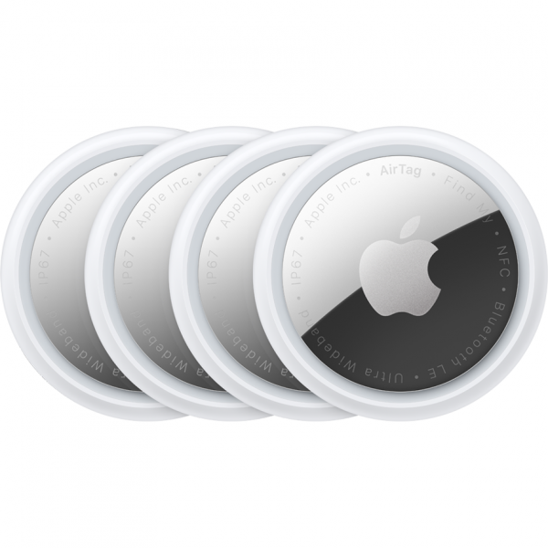 Apple AirTag, Set 4 Bucati, Alb MX542LL/A