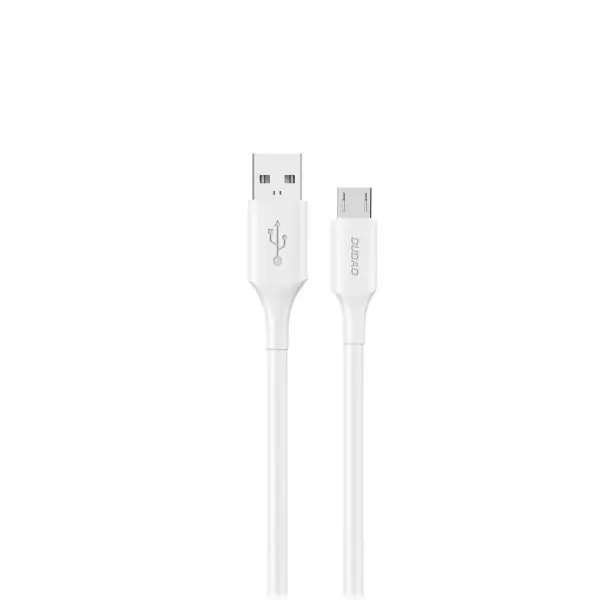 Cablu Date si Incarcare USB-A - microUSB Dudao L2SM, 18W, 1.2m, Alb