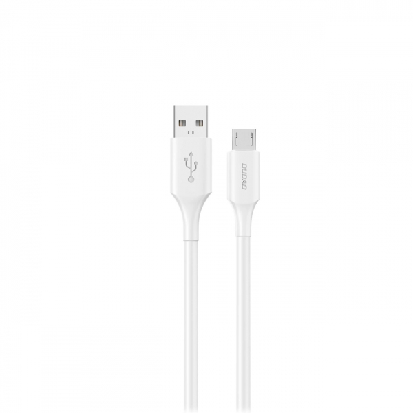Cablu Date si Incarcare USB-A - microUSB Dudao L2SM, 18W, 1.2m, Alb