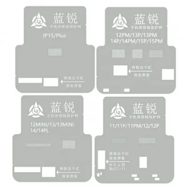 Sita BGA Lanrui pentru Apple iPhone 11 - 15 Series