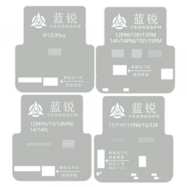 Sita BGA Lanrui pentru Apple iPhone 11 - 15 Series