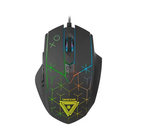 Mouse Tracer Gamezone XO, RGB, Wired, USB (Negru)