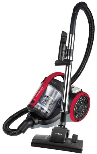 Aspirator fara sac Polti PBEU0105, 800 W, 2 L (Negru/Rosu)