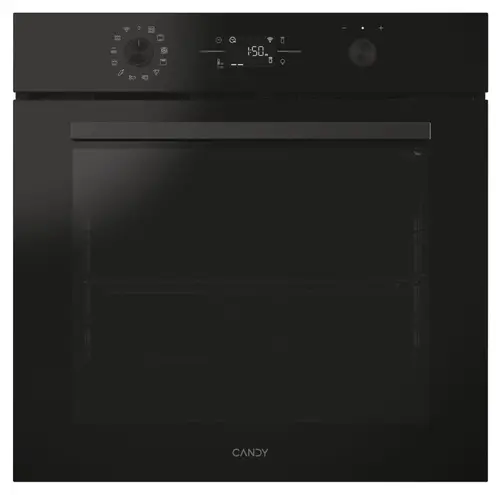 ​Cuptor incorporabil Candy CA6 NP5B3CTB, 78 litri, Clasa A++, Smart View UX, Tehnologie No Preheat, Conectivitate Wi-Fi + BLE, 6 niveluri de gatire (Negru)​