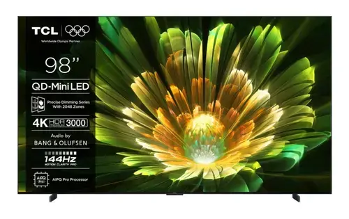 Televizor Mini LED TCL 248 cm (98inch) 98Q7C, Ultra HD 4K, Smart TV, WiFi, CI+