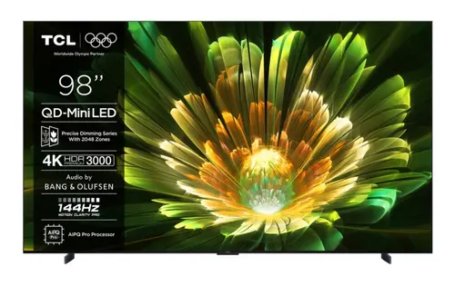 Televizor Mini LED TCL 248 cm (98inch) 98Q7C, Ultra HD 4K, Smart TV, WiFi, CI+