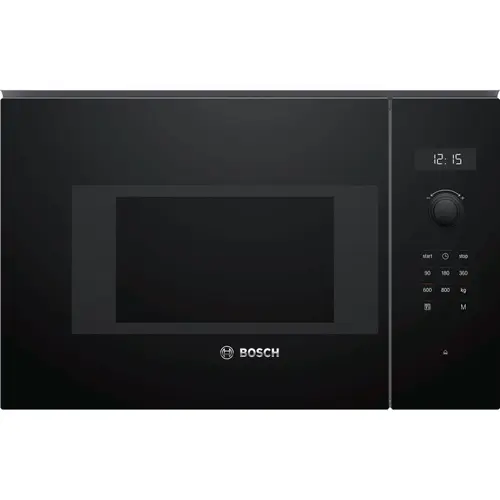 Cuptor cu microunde incorporabil Bosch BFL524MB0, AutoPilot 7, 20L, 800W, Negru