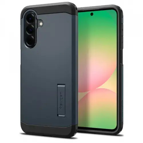 Husa pentru Samsung Galaxy A56 A566, Spigen, Tough Armor, Albastra