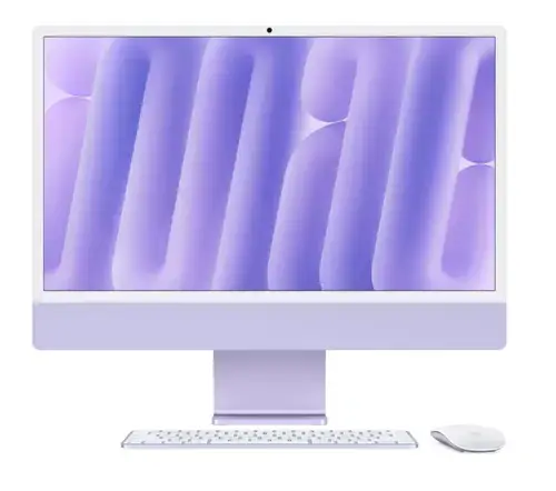 All In One PC Apple iMac 24inch (2024), Procesor Apple M4, 10 nuclee CPU si 10 nuclee GPU, 24inch, Retina 4.5K, 32GB, 512GB SSD, macOS, Layout INT, Manual RO (Mov)