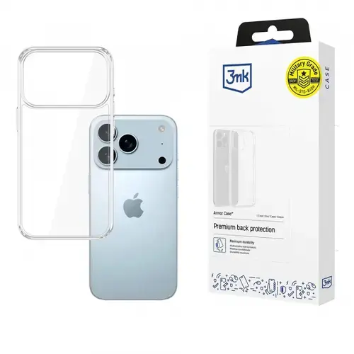 Husa pentru Apple iPhone 17 Pro Max, 3MK, Armor, Transparenta