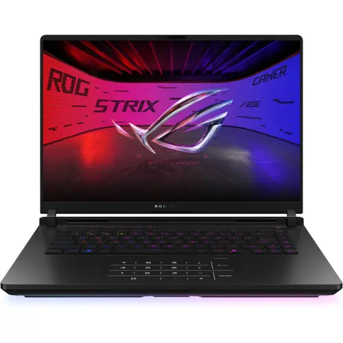Laptop Gaming ASUS ROG Strix SCAR 16 G635LR (Procesor Intel® Core™ Ultra 9 275HX (36M Cache, up to 5.40 GHz), 16inch 2.5K Mini LED 240Hz, 64GB DDR5, 2x 2TB SSD, NVIDIA GeForce RTX 5070 Ti @12GB, Win 11 Pro, Negru)