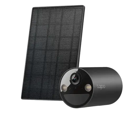 Camera supraveghere video exterior TP-Link TAPO C411 KIT cu panou solar, 2K 3MP (2304x1296), Microfon, Difuzor, Wi-Fi, IP65