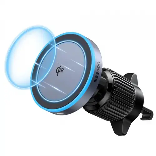 Incarcator auto UGREEN W708, Wireless, 15W (Negru)