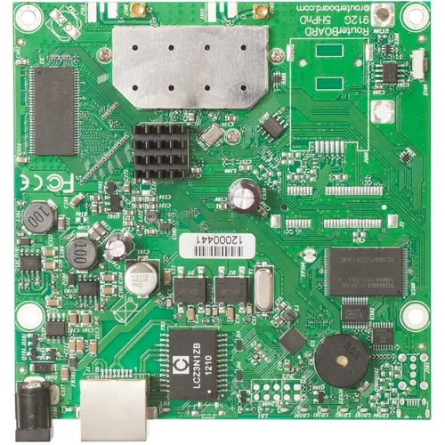 Placa de router, Mikrotik, 600MHZ, 64MB, 1XGE, 802.11A/N, 5GHZ, L3