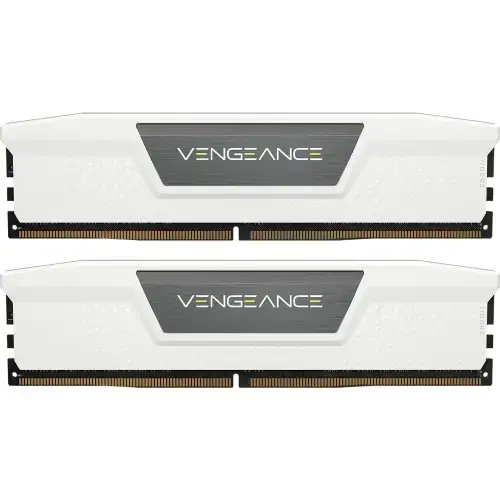Memorii Corsair Vengeance White AMD EXPO, 32GB(2x16GB), DDR5-6000MHz, CL30, Dual Channel